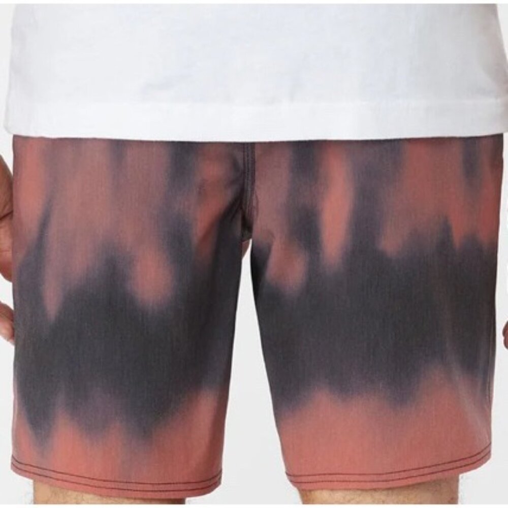 O’Neill Men’s Stockton Print Elastic Waist 18" Hybrid Shorts Size S NWOT - Picture 4 of 6